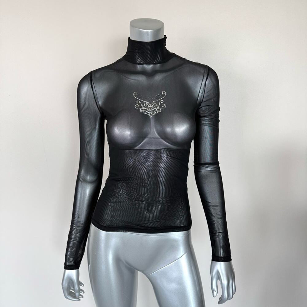 Sassofono sheer top size S